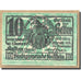 Geldschein, Österreich, Kufstein, 10 Heller, château, 1919, 1919-07-01, UNZ-