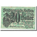Geldschein, Österreich, Kufstein, 20 Heller, château, 1919, 1919-07-01, UNZ-