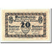 Geldschein, Österreich, Marbach an der Donau, 20 Heller, paysage, UNZ-, Mehl:fs