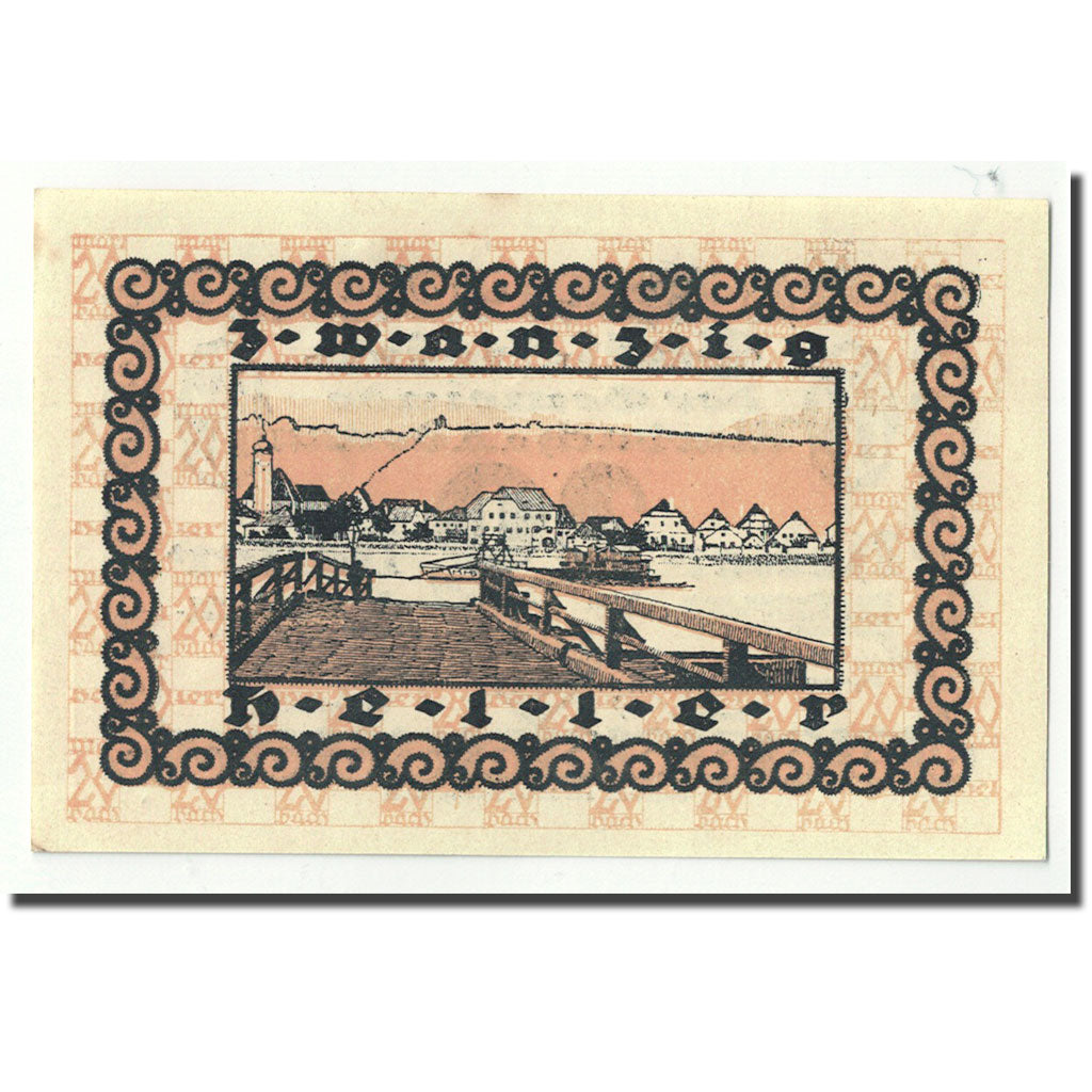 Geldschein, Österreich, Marbach an der Donau, 20 Heller, paysage, UNZ-, Mehl:fs