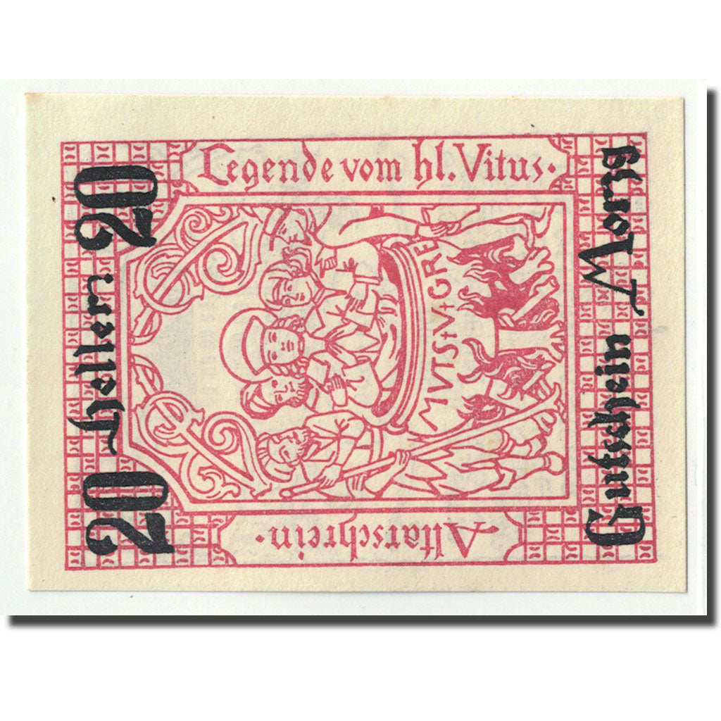 Geldschein, Österreich, Morzg, 20 Heller, personnage, UNZ-, Mehl:FS 630a