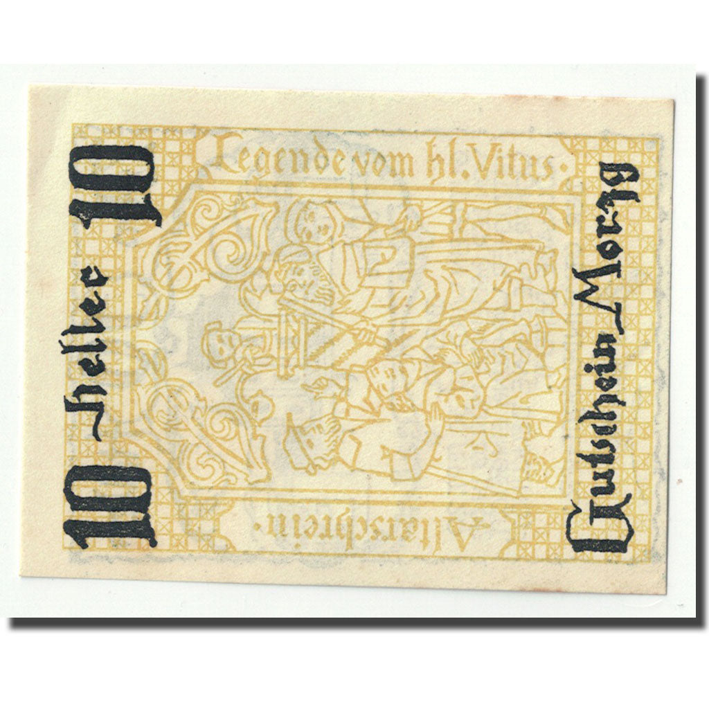 Geldschein, Österreich, Morzg, 10 Heller, personnage, UNZ-, Mehl:FS 630a