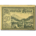 Geldschein, Österreich, Klaus, 50 Heller, paysage 1, 1920, 1920-03-27, UNZ-