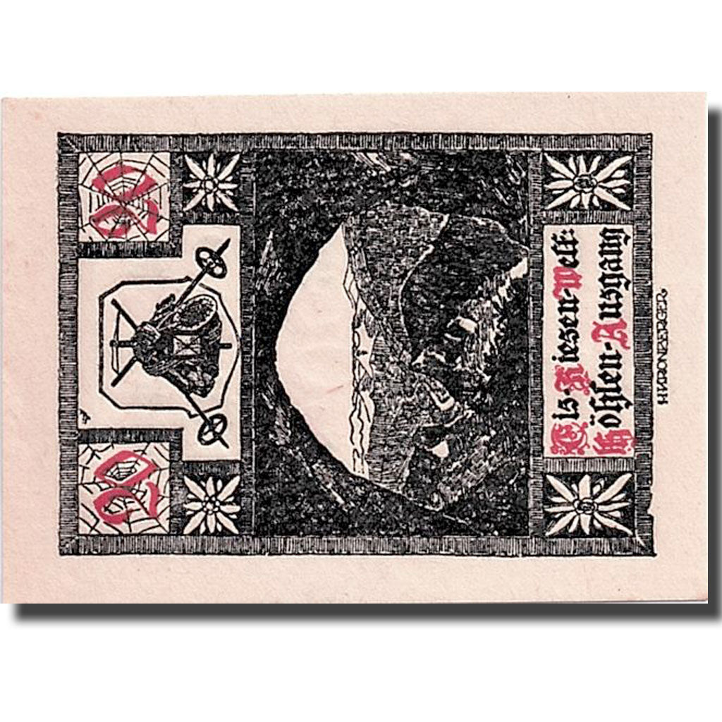 Geldschein, Österreich, Werfen, 20 Heller, paysage, 1920, UNZ-, Mehl:1172