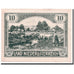 Geldschein, Österreich, Niederösterreich, 10 Heller, paysage, 1920