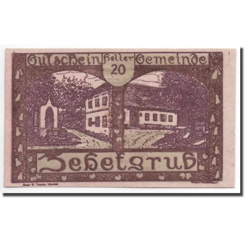 Geldschein, Österreich, Zehetgrub, 20 Heller, Maison, 1920, 1920-10-30, UNZ-