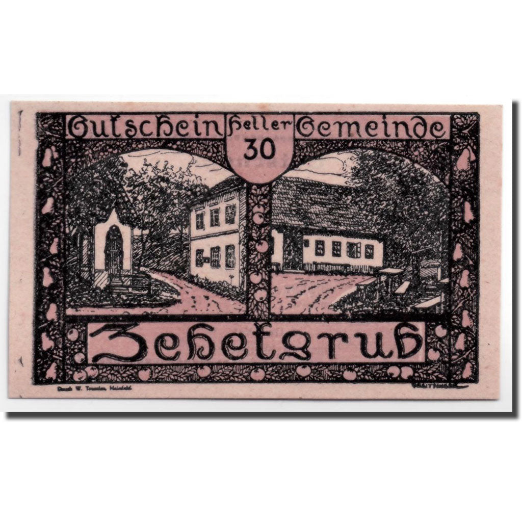 Geldschein, Österreich, Zehetgrub, 30 Heller, Maison, 1920, 1920-10-30, UNZ-