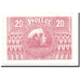 Geldschein, Österreich, Pöggstall, 20 Heller, Eglise, 1920, 1920-04-27, UNZ-