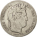 Moneda, Francia, Louis-Philippe, 5 Francs, 1832, Strasbourg, BC+, Plata