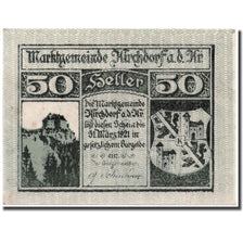 Banknote, Austria, Kirchdorf, 50 Heller, Ecusson, UNC(63), Mehl:4451 Ib