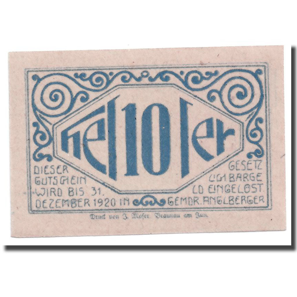 Geldschein, Österreich, Lochen, 10 Heller, paysage, UNZ-, Mehl:559a