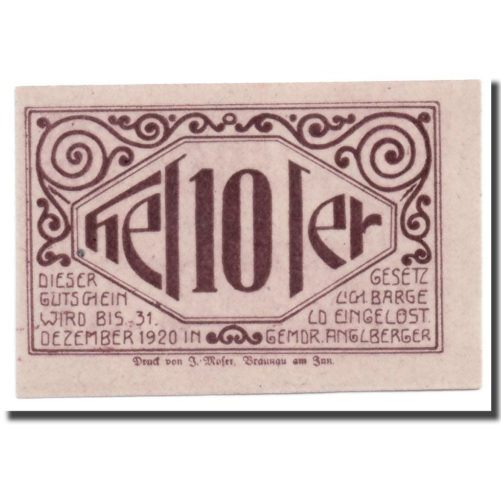 Geldschein, Österreich, Lochen, 10 Heller, paysage, UNZ-, Mehl:559b