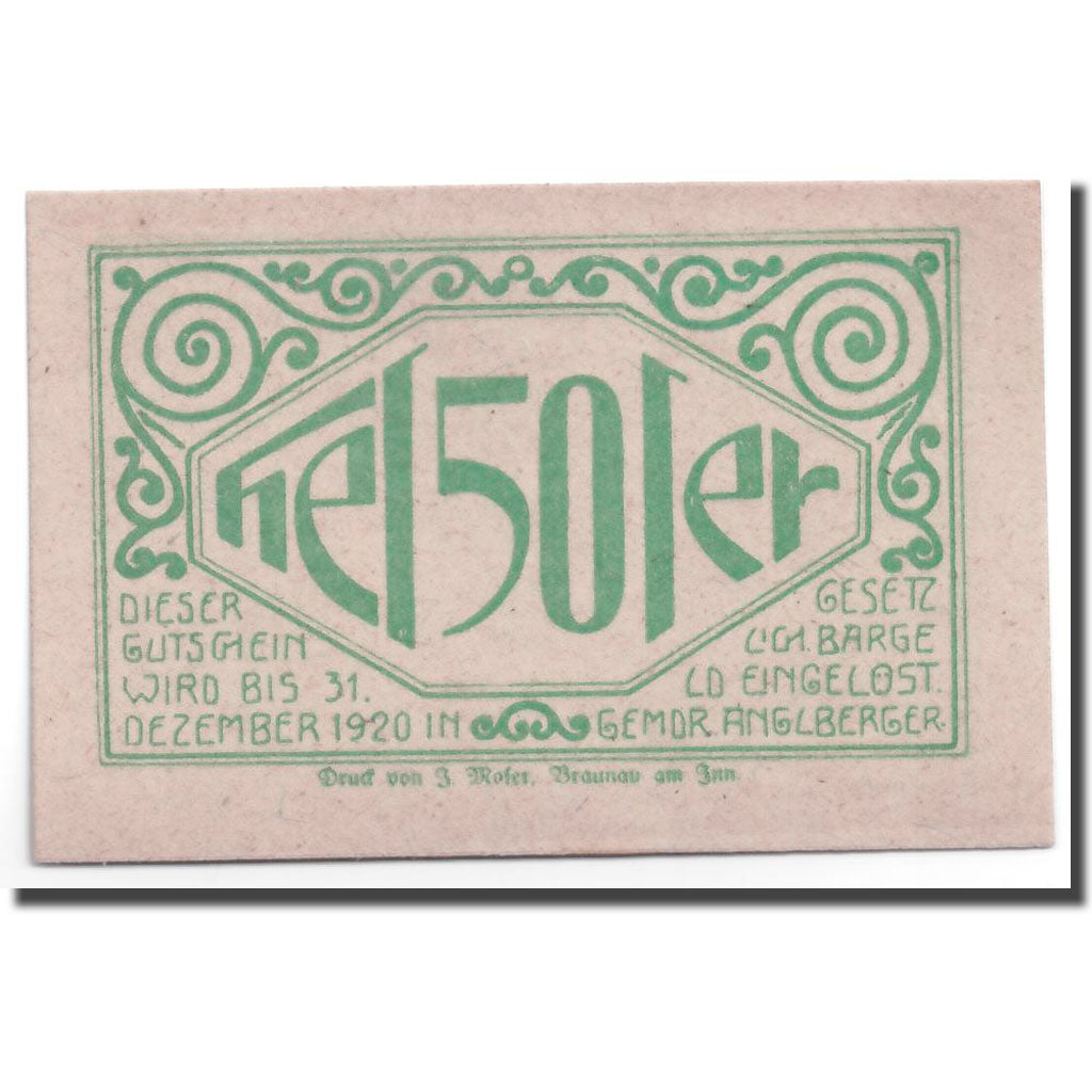 Geldschein, Österreich, Lochen, 50 Heller, paysage, UNZ-, Mehl:559c
