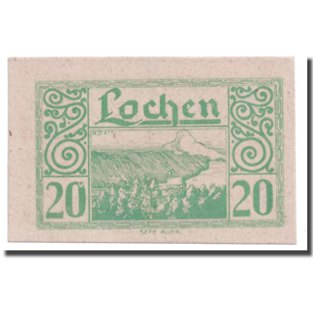 Geldschein, Österreich, Lochen, 20 Heller, paysage, UNZ-, Mehl:559c