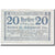 Geldschein, Österreich, Linz, 20 Heller, graphique, 1920, 1920-01-16, UNZ-