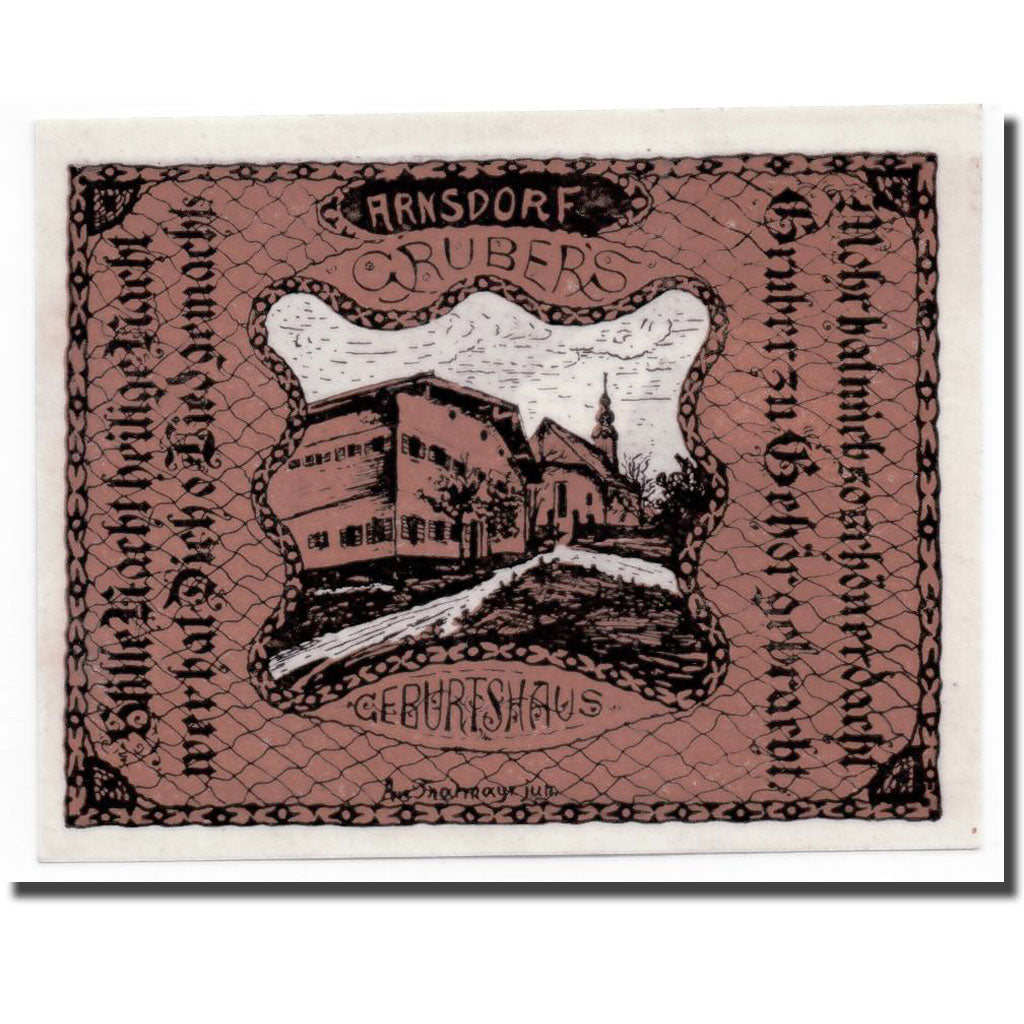 Geldschein, Österreich, Lamprechtshausen, 10 Heller, paysage, UNZ-, Mehl:498.1