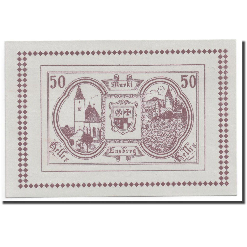 Geldschein, Österreich, Lasberg, 50 Heller, Ecusson, 1920, 1920-05-12, UNZ-
