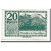 Geldschein, Österreich, Mondsee in Oberösterr., 20 Heller, paysage, UNZ-