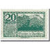 Geldschein, Österreich, Mondsee in Oberösterr., 20 Heller, paysage 2, UNZ-