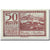 Geldschein, Österreich, Mondsee in Oberösterr., 50 Heller, paysage, UNZ-
