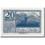 Geldschein, Österreich, Mondsee in Oberösterr., 20 Heller, paysage, UNZ-