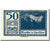 Geldschein, Österreich, Mondsee in Oberösterr., 50 Heller, paysage, UNZ-