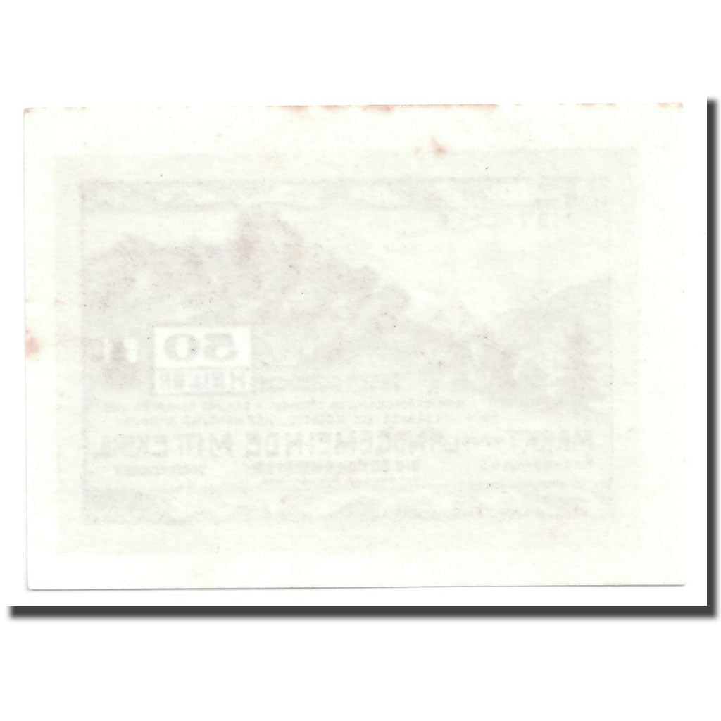 Geldschein, Österreich, Mittersill, 50 Heller, paysage, 1920, 1920-08-04, UNZ-