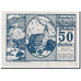 Geldschein, Österreich, Zelking, 50 Heller, Eglise, 1920, 1920-12-31, UNZ-