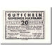 Geldschein, Österreich, Maxglan, 20 Heller, Eglise, 1920, KM:602a, UNZ-