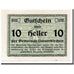Geldschein, Österreich, Mauerkirchen, 10 Heller, Ecusson, UNZ-, Mehl:598 IBa
