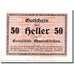 Geldschein, Österreich, Mauerkirchen, 50 Heller, Eglise 1, UNZ-, Mehl:598 IBc