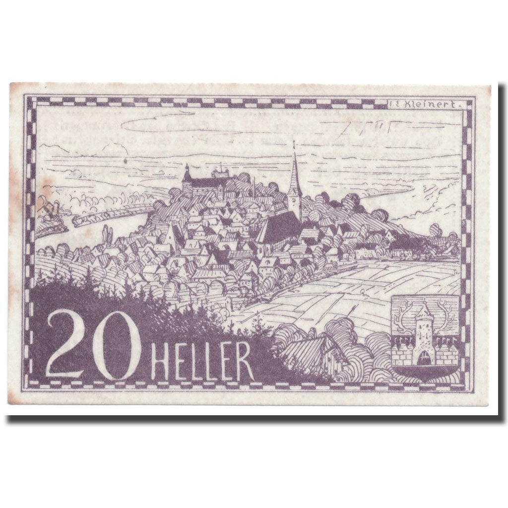 Geldschein, Österreich, Ottensheim, 20 Heller, paysage, UNZ-, Mehl:717