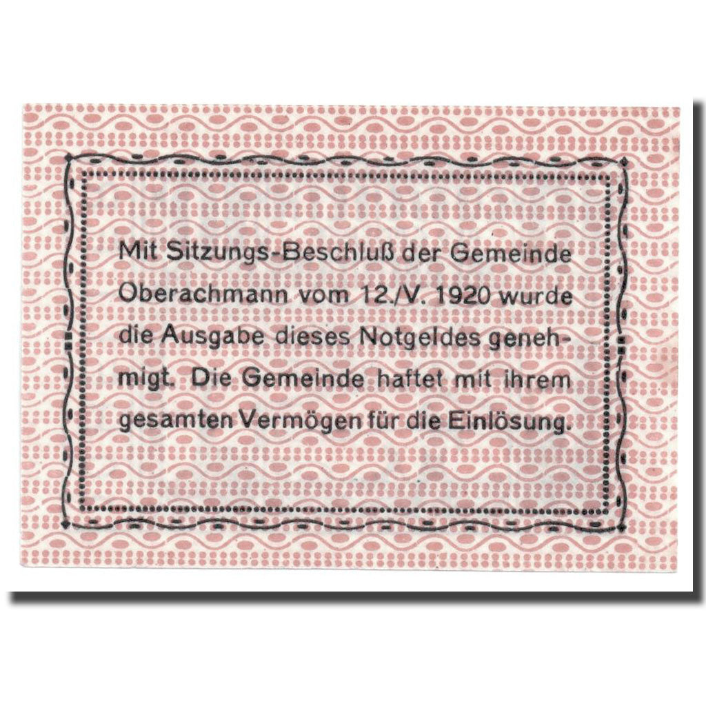 Banconote, Austria, Oberachmann, 10 Heller, Agriculture et Industrie, 1920