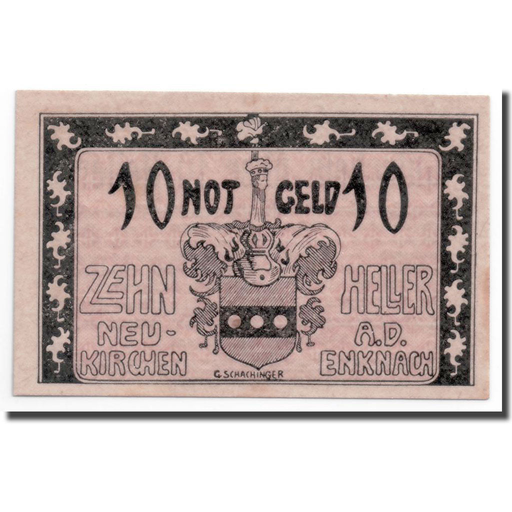 Geldschein, Österreich, Neukirchen, 10 Heller, Ecusson, 1920, UNZ-, Mehl:656a
