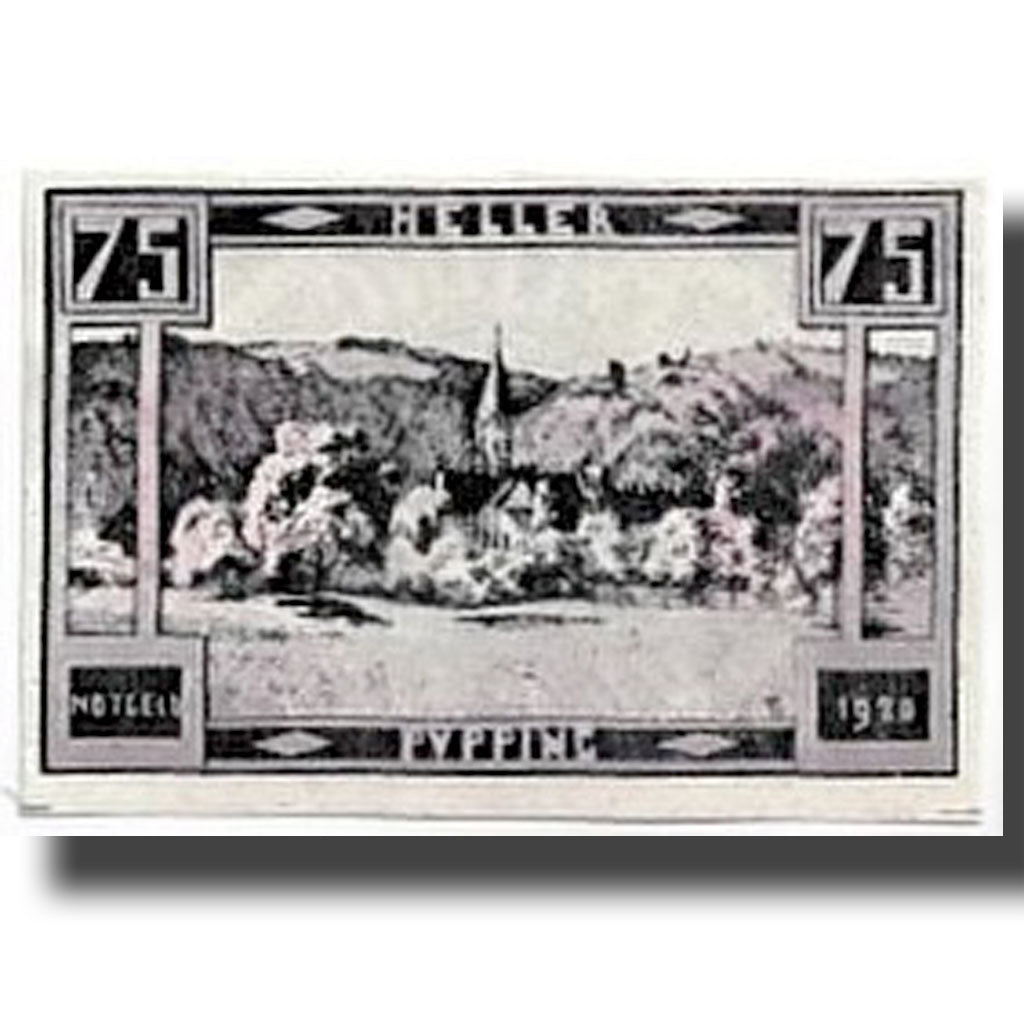 Geldschein, Österreich, Pupping, 75 Heller, paysage, UNZ-, Mehl:792IIa