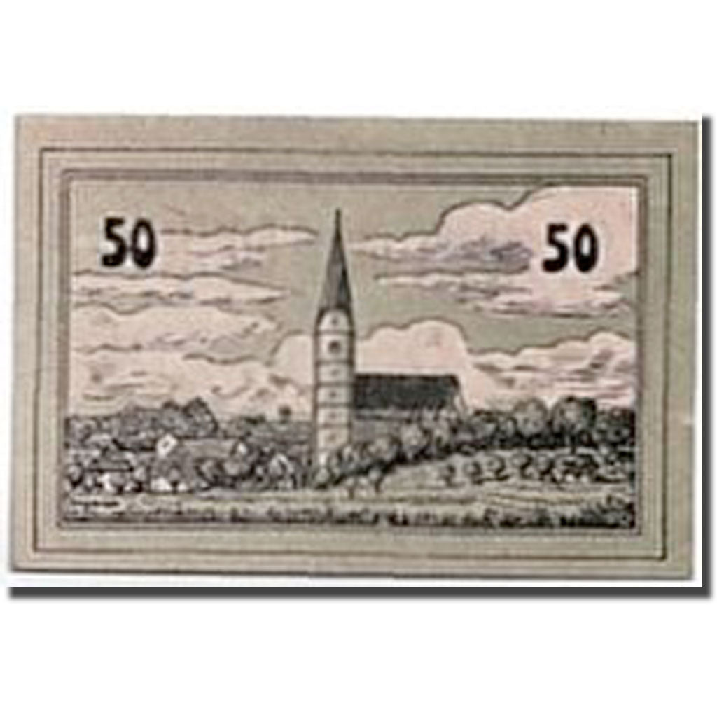 Geldschein, Österreich, Neukirchen, 50 Heller, Eglise, 1920, UNZ-, Mehl:656a