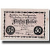 Geldschein, Österreich, Neuhofen, 50 Heller, paysage, 1920, 1920-03-19, UNZ-