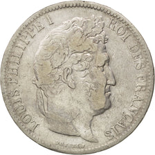 Coin, France, Louis-Philippe, 5 Francs, 1831, Lille, VF(20-25), Silver
