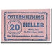 Banconote, Austria, Ostermiething, 20 Heller, graphique, SPL, Mehl:713II