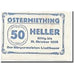 Banknote, Austria, Ostermiething, 50 Heller, graphique 1, UNC(63), Mehl:713II