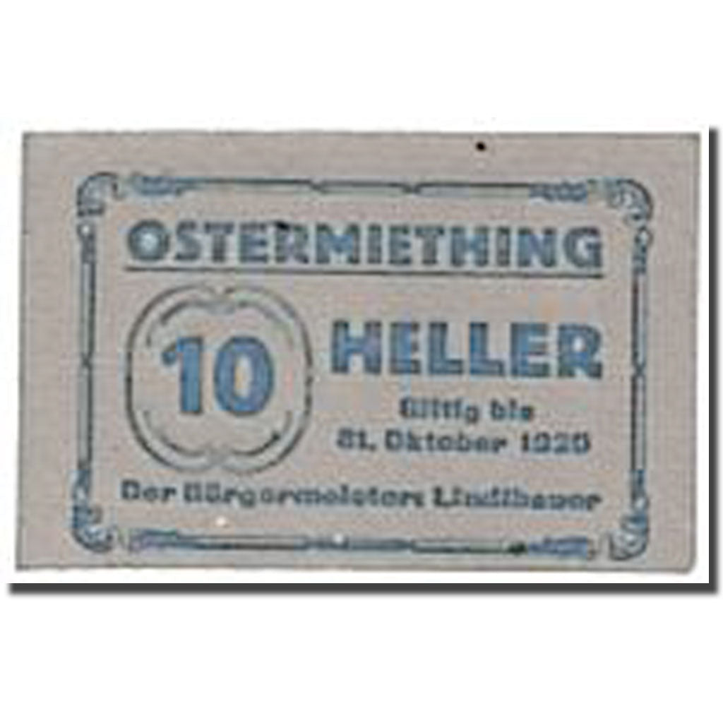 Geldschein, Österreich, Ostermiething, 10 Heller, Graphique 2, UNZ-, Mehl:713II