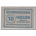 Geldschein, Österreich, Ostermiething, 10 Heller, Graphique 2, UNZ-, Mehl:713II