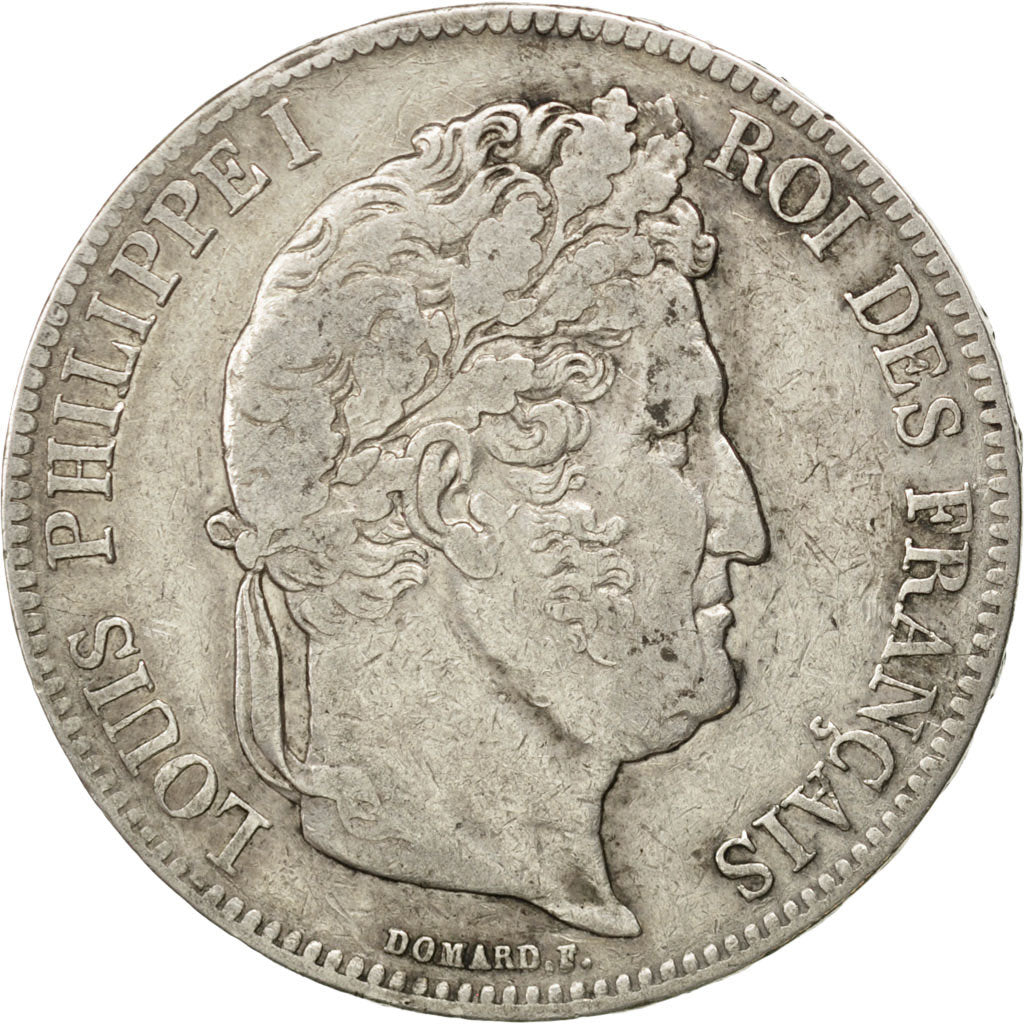 Monnaie, France, Louis-Philippe, 5 Francs, 1838, Lille, TTB, Argent, KM:749.13