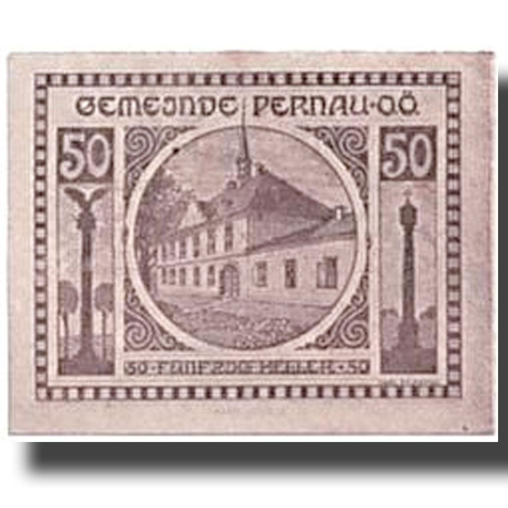 Banknote, Austria, Pernau, 50 Heller, manoir, UNC(63), Mehl:7341 Ia
