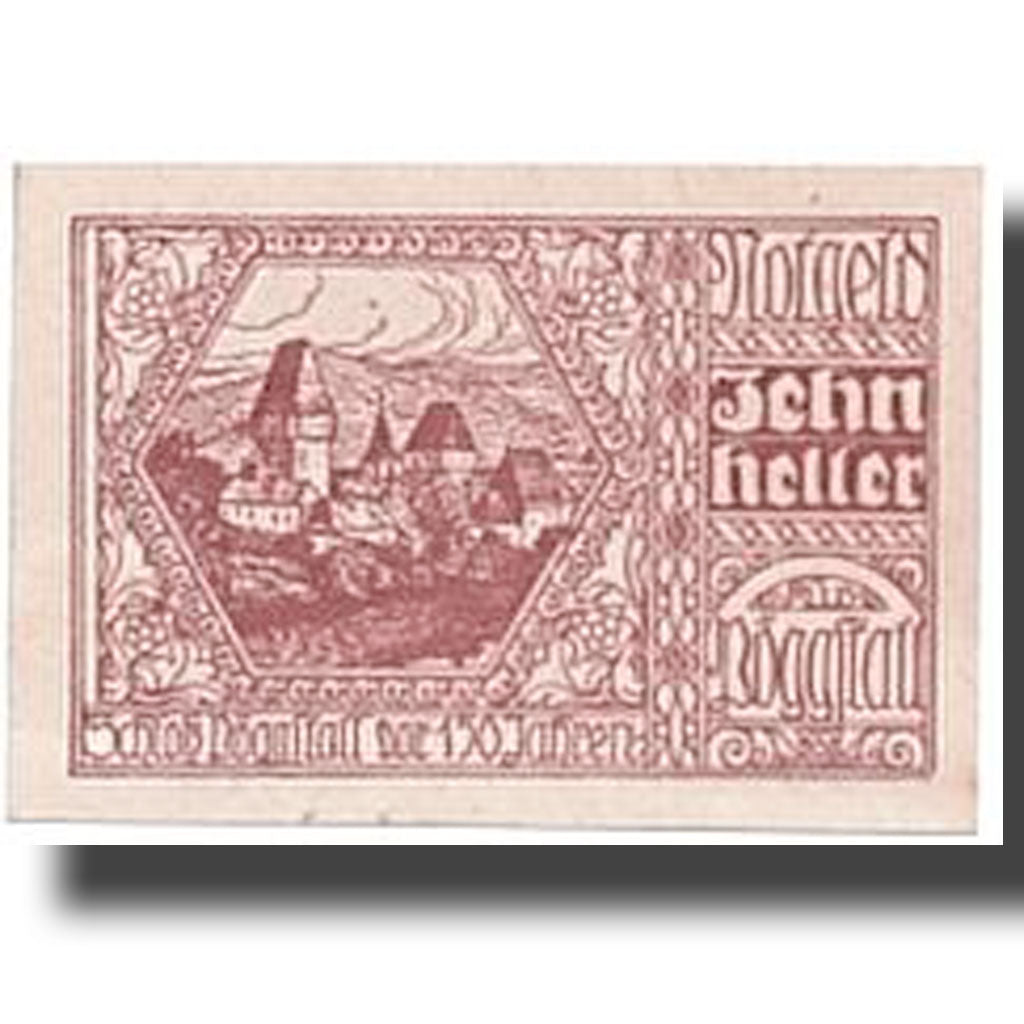 Banknote, Austria, Pöggstall, 10 Heller, paysage 1, 1920, 1920-04-27, UNC(63)