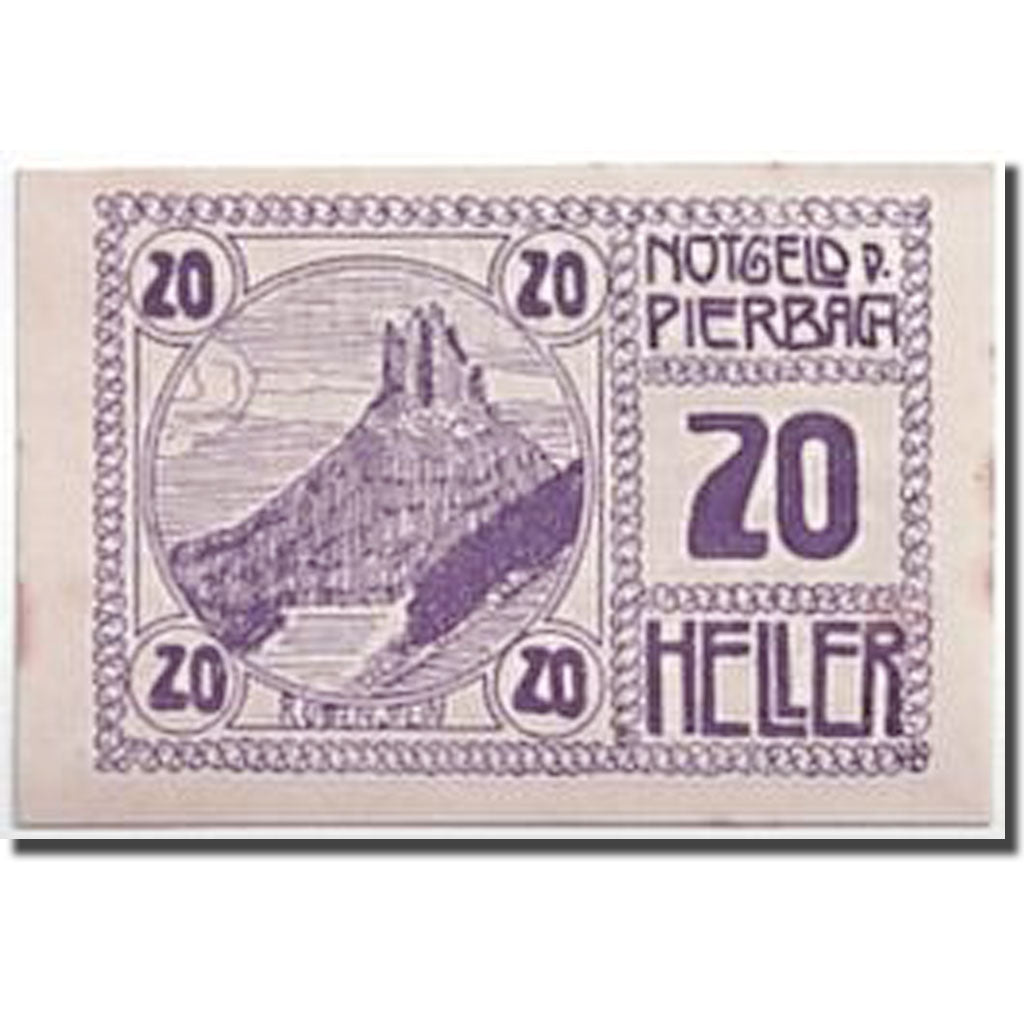 Banknote, Austria, Pierbach, 20 Heller, paysage 1, UNC(63), Mehl:FS 749