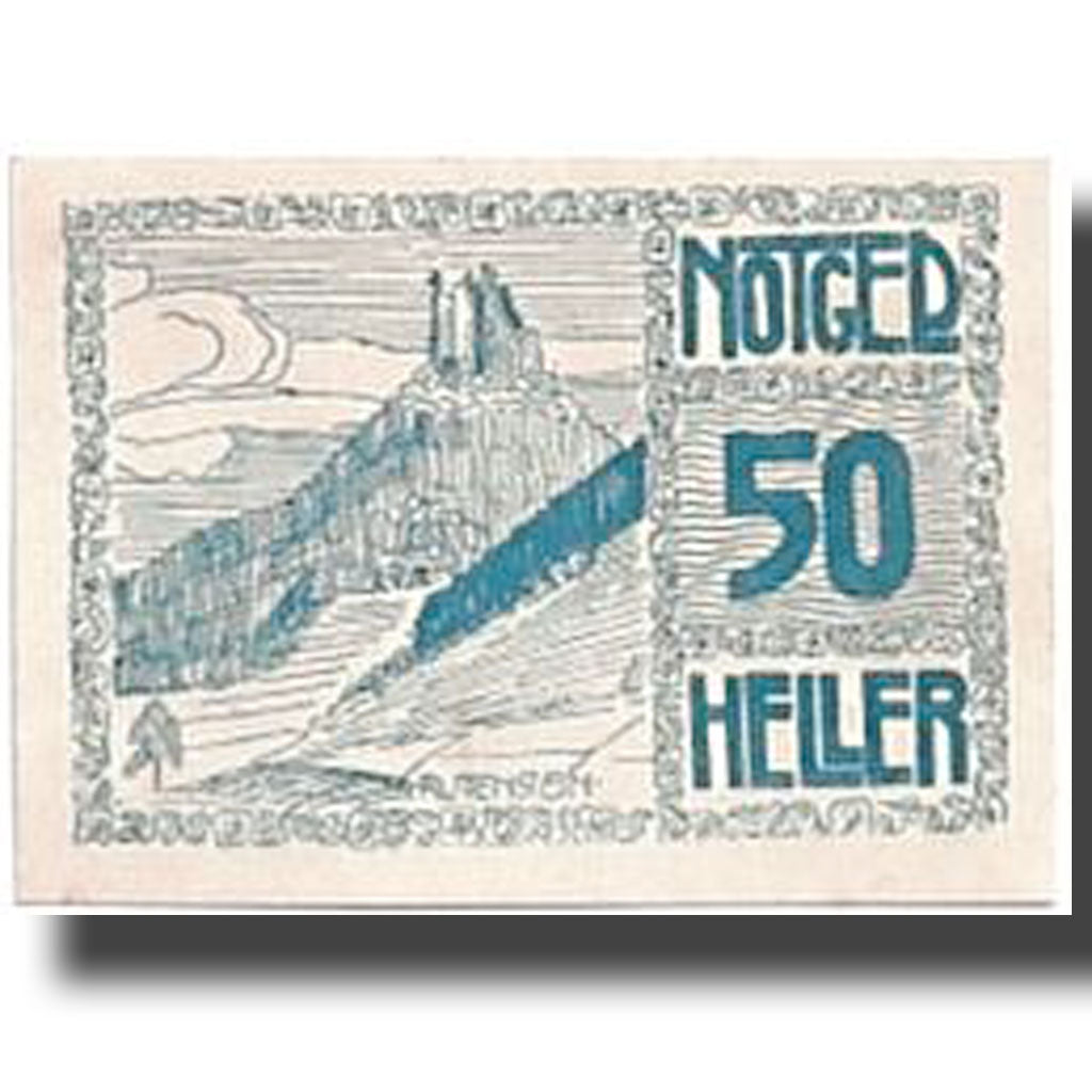 Banknote, Austria, Pierbach, 50 Heller, paysage 1, UNC(63), Mehl:FS 749
