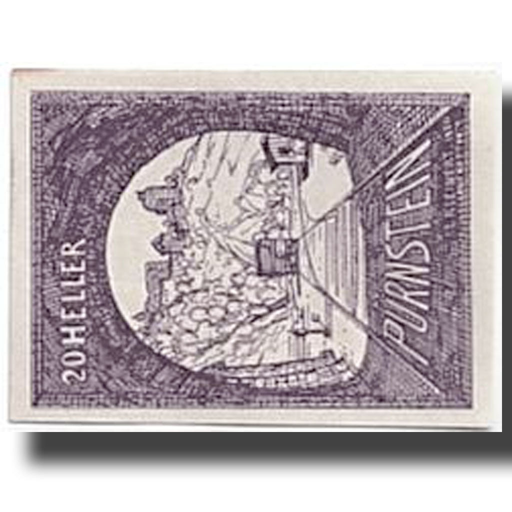 Geldschein, Österreich, Pürnstein, 20 Heller, paysage, 1920, 1920-05-16, UNZ-