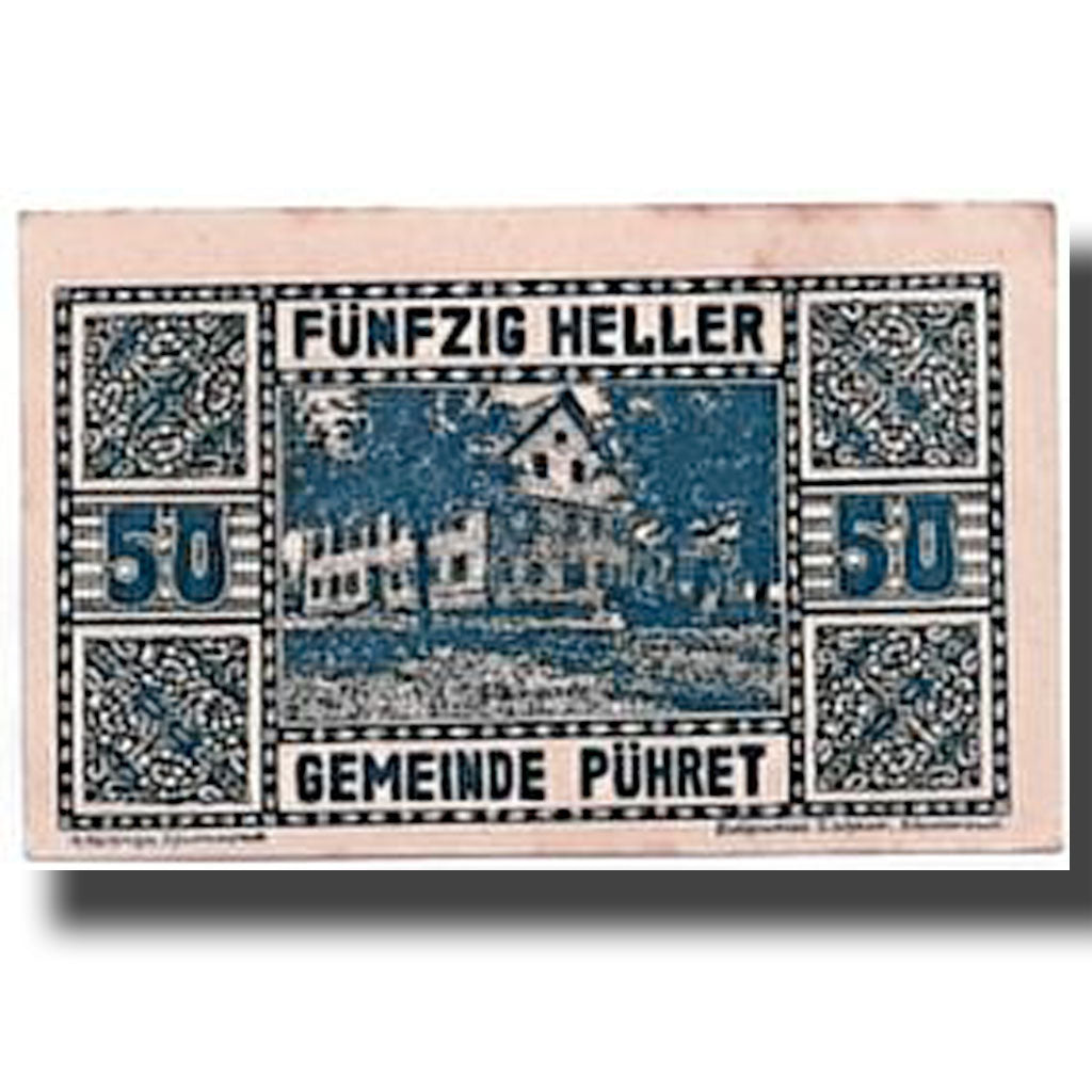 Geldschein, Österreich, Pühret, 50 Heller, paysage, UNZ-, Mehl:791a