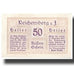 Banknote, Austria, Reichersberg, 50 Heller, paysage, 1920, 1920-05-24, UNC(63)